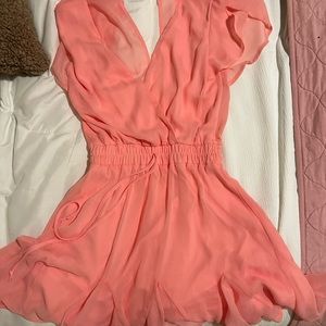 Coral dress